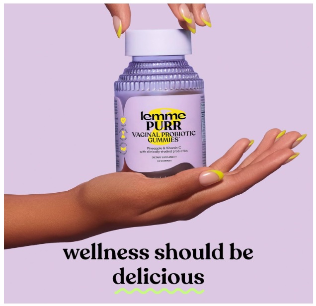LEMME PURR VAGINAL PROBIOTICS GOMITAS – 60 GUMMIES - 4