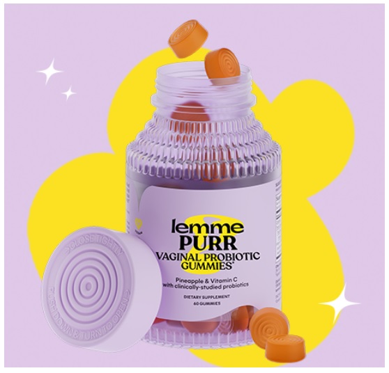 LEMME PURR PROBIOTICS VAGINAL GOMITAS – 60 GUMMIES - 3
