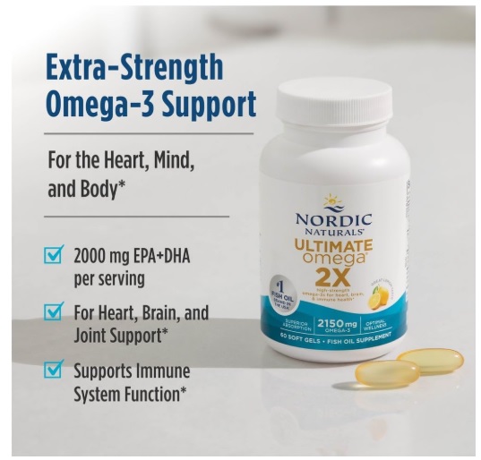NORDIC NATURALS DHA ULTIMATE OMEGA 2X SABOR A LIMÓN – 90 CÁPSULAS - 4