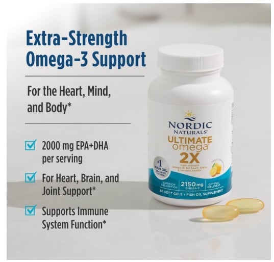 OMEGA 3 ULTIMATE 2150 MG 2X NORDIC NATURALS 90 CÁPSULAS - 4
