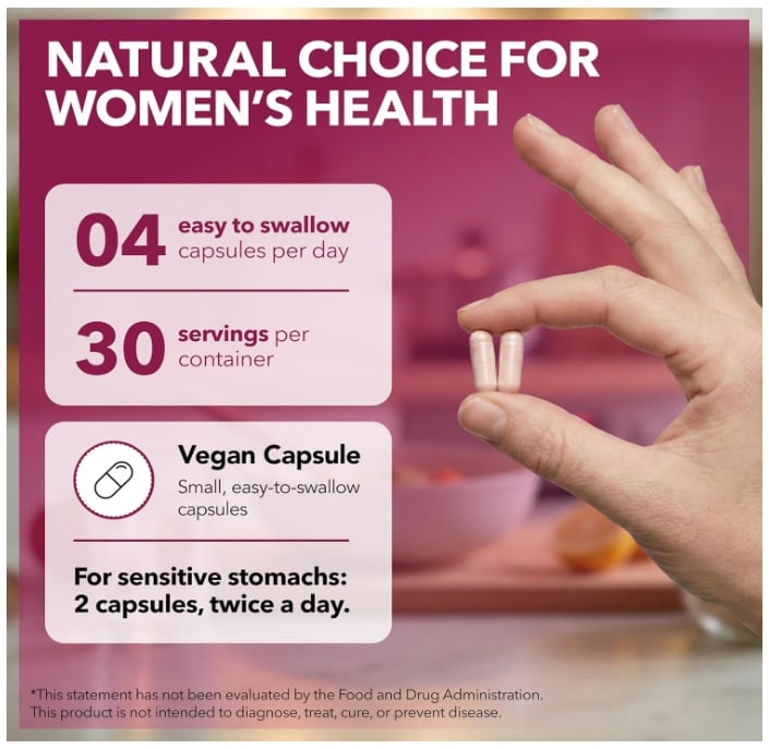 MYO Y D-CHIRO INOSITOL CON FOLATO Y VITAMINA D 120 CÁPSULAS - INTIMATE ROSE - 3