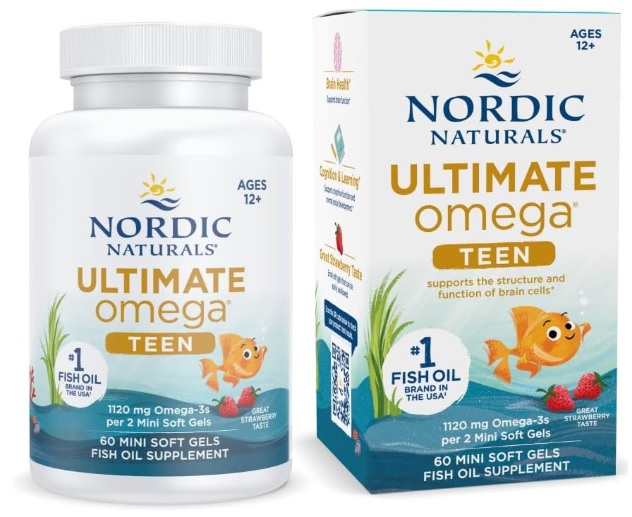 NORDIC NATURALS ULTIMATE OMEGA 2X TEEN - 60 MINI GELES - 1