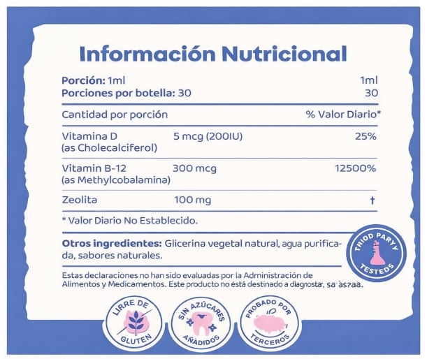 LINGO LEAP ZEOLITA APOYO DEL HABLA Y LA COMUNICACIÓN PARA NIÑOS 30 ML - JOYSPRING - 6