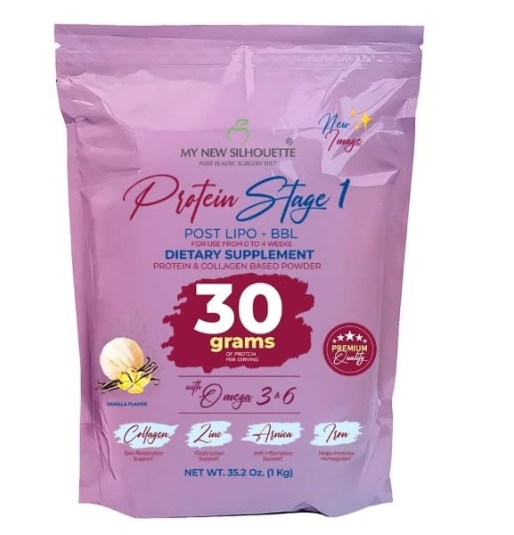 PROTEÍNA POST- LIPO BBL STAGE 1 SABOR VAINILLA - MI NUEVA SILUETA 1 KILO - 1