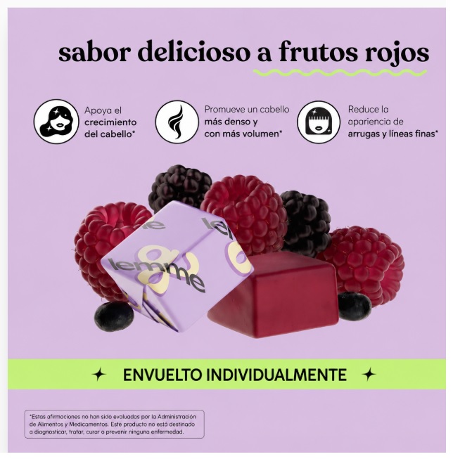 LEMME GROW MASTICABLES SUAVES PARA AUMENTAR EL CRECIMIENTO DEL CABELLO – 30 MASTICABLES - 7