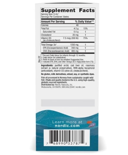 NORDIC NATURALS BABY'S DHA OMEGA 3 - 60 ML - 2