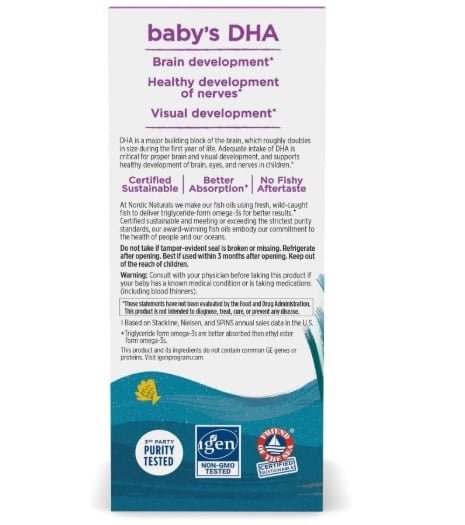 NORDIC NATURALS BABY'S DHA OMEGA 3 - 60 ML - 3