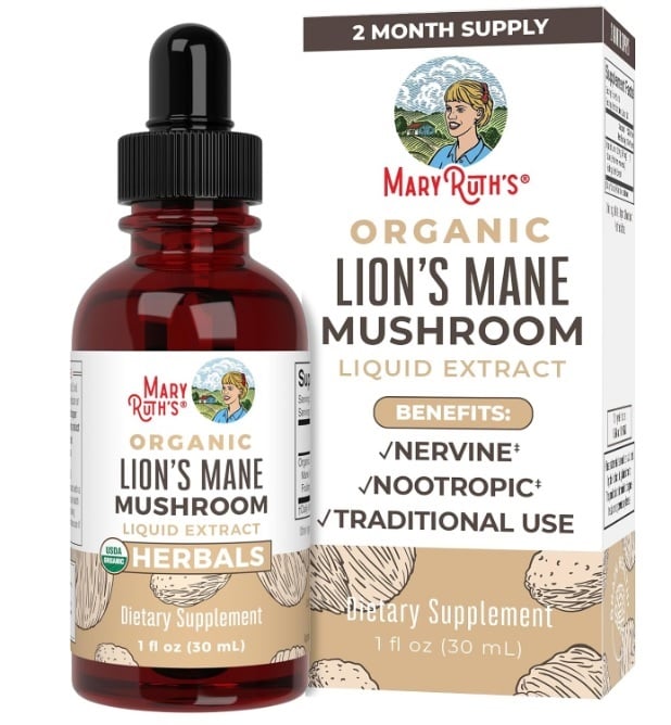 MARYRUTH EXTRACTO LÍQUIDO DE HONGO DE MELENA DE LEÓN – 30 ML - 1
