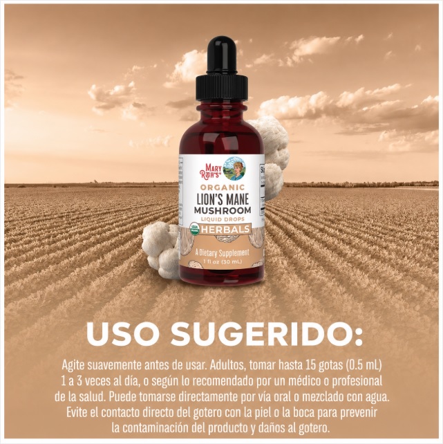 MARYRUTH EXTRACTO LÍQUIDO DE HONGO DE MELENA DE LEÓN – 30 ML - 4