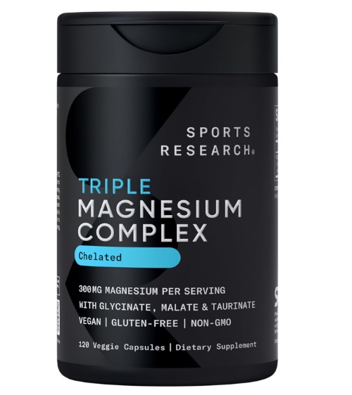 SPORTS RESEARCH TRIPLE MAGNESIUM COMPLEX - 120 CÁPSULAS - 1