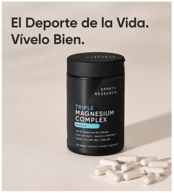 SPORTS RESEARCH TRIPLE MAGNESIUM COMPLEX - 120 CÁPSULAS - 2