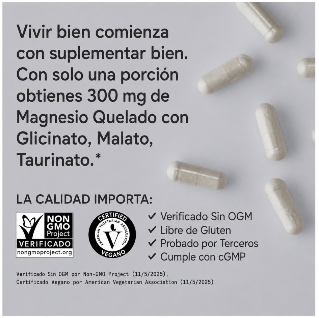 SPORTS RESEARCH TRIPLE MAGNESIUM COMPLEX - 120 CÁPSULAS - 5