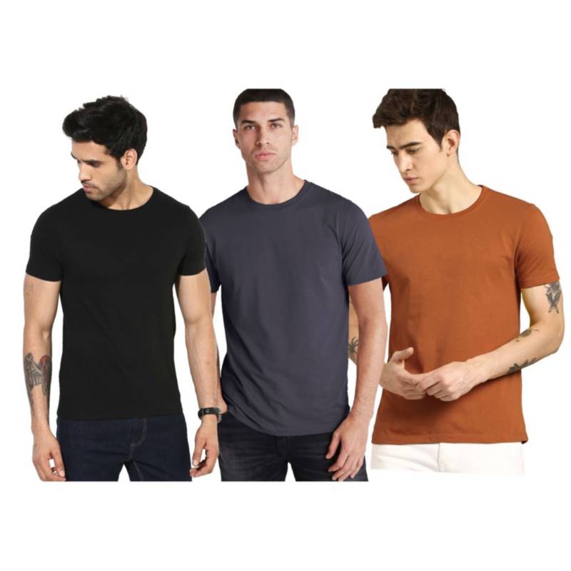 PACK 3 POLOS MANGA CORTA PARA HOMBRE. - 1