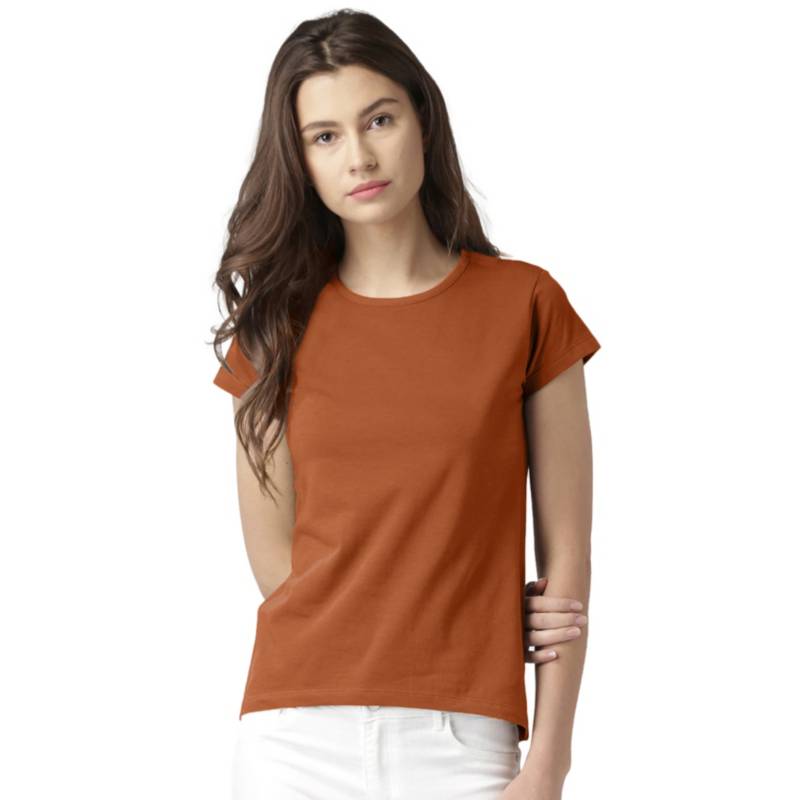 POLO MANGA CORTA ALGODÓN MUJER SWISS LORD NARANJA - 1
