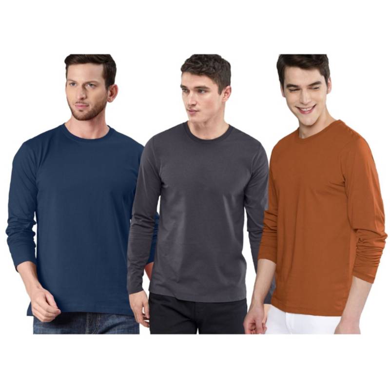 PACK 3 POLOS MANGA LARGA PARA HOMBRE. - 1