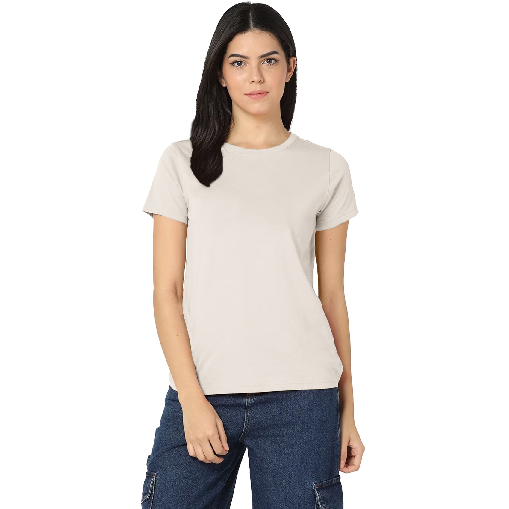 POLO MANGA CORTA MUJER SWISS LORD BEIGE CLARO - 1