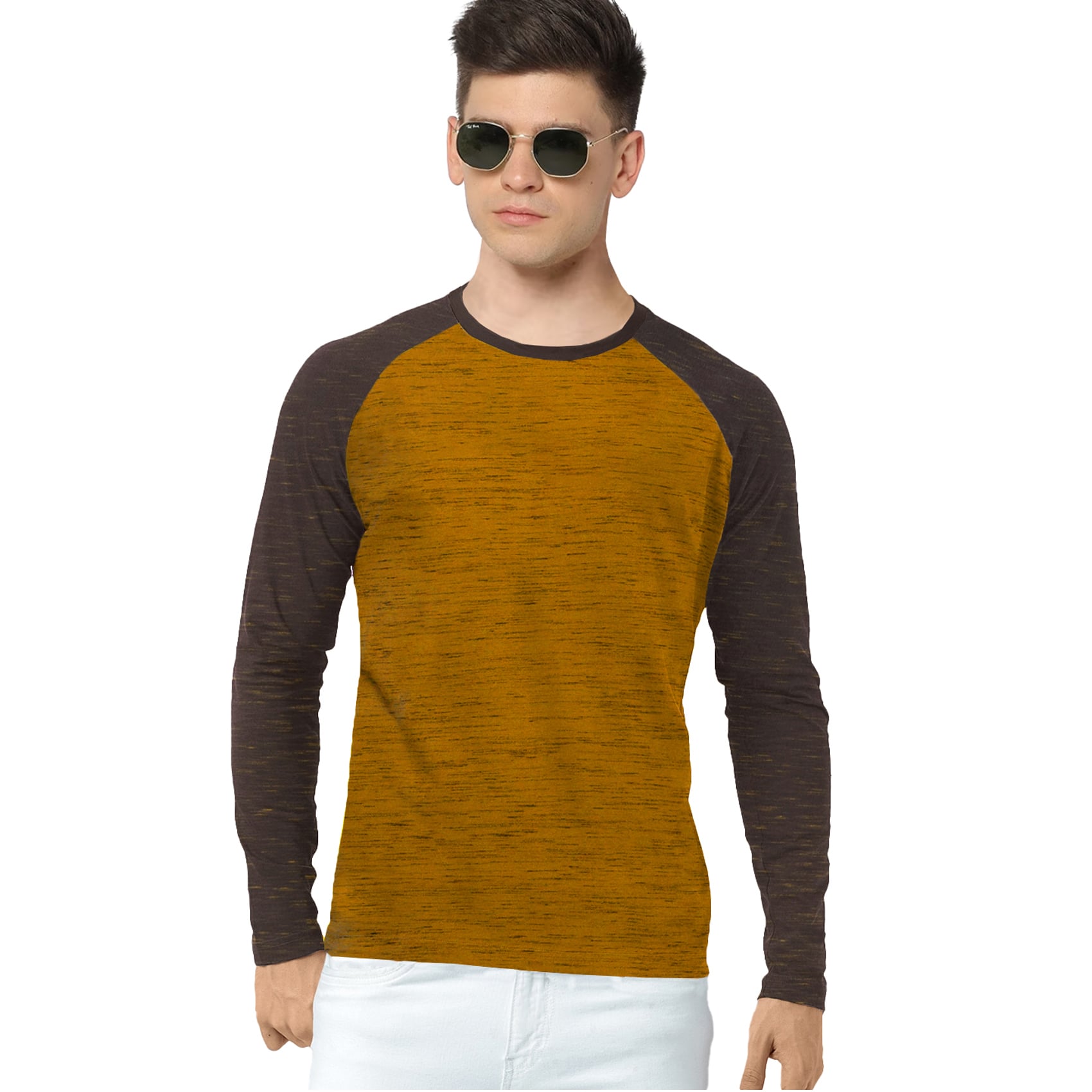POLO ALGODÓN SWISS LORD RAGLAN MARACUYA/ORANGE - 1