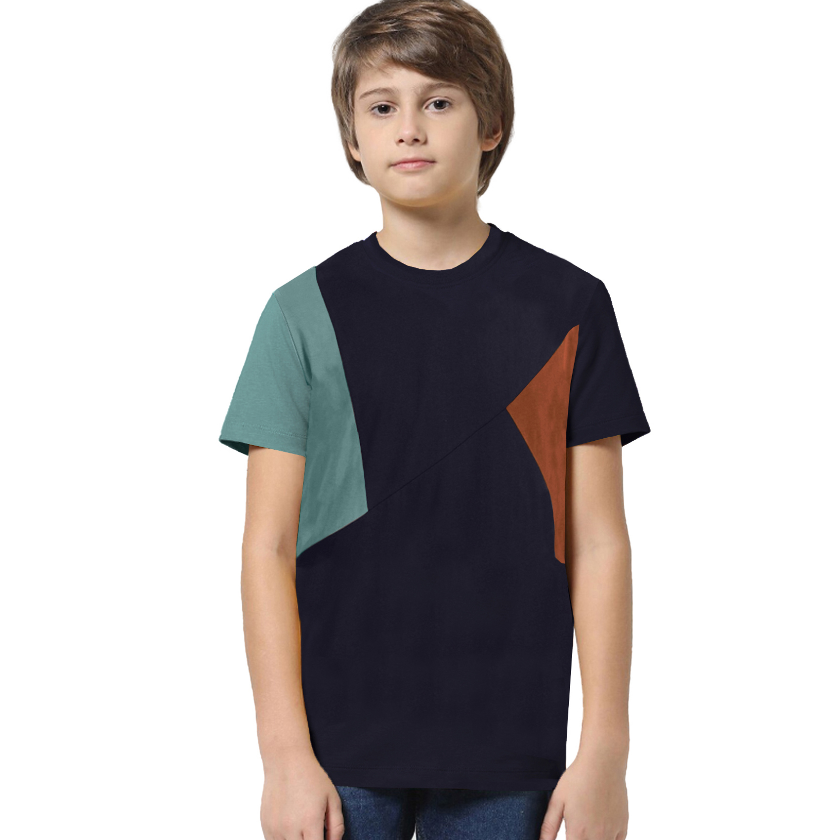 POLO MANGA CORTA NIÑO SWISS LORD AZUL PATCH BLUE - 1