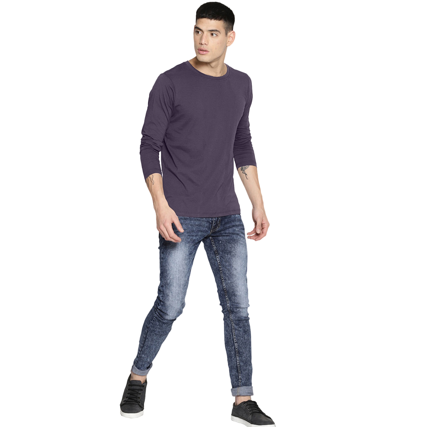 POLO MANGA LARGA ALGODÓN SWISS LORD MERLOT - 2