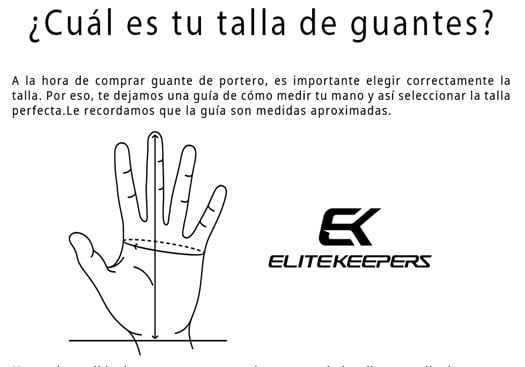GUANTES ELITEKEEPERS BLANCO ARQUERO GAMA PROFESIONAL PRO - 5