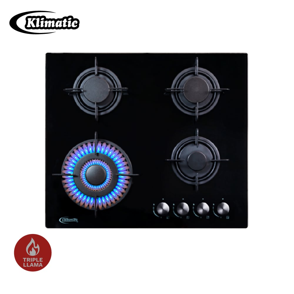 COCINA EMPOTRABLE A GAS KLIMATIC NINA 60 4HORNILLAS - 1