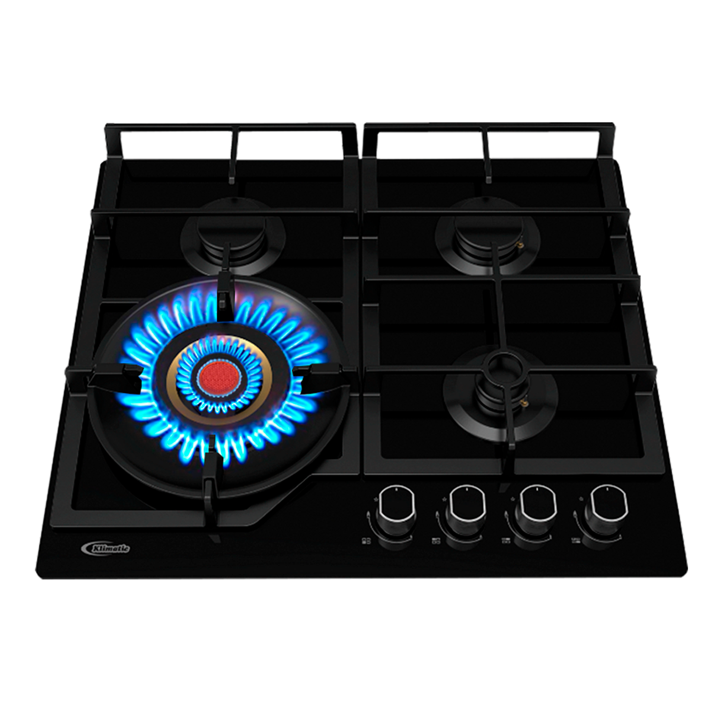 COCINA EMPOTRABLE A GAS KLIMATIC VULCANO 4 4HORNILLAS - 4