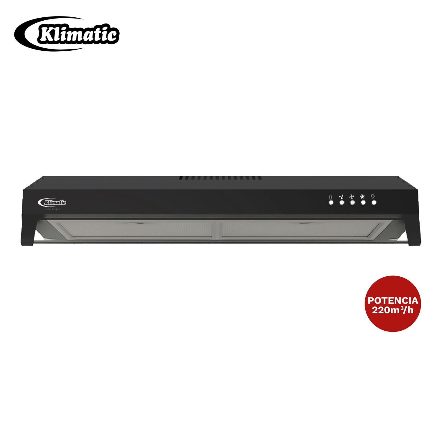 CAMPANA EXTRACTORA KLIMATIC 60CM VENTO A PLUS - 1