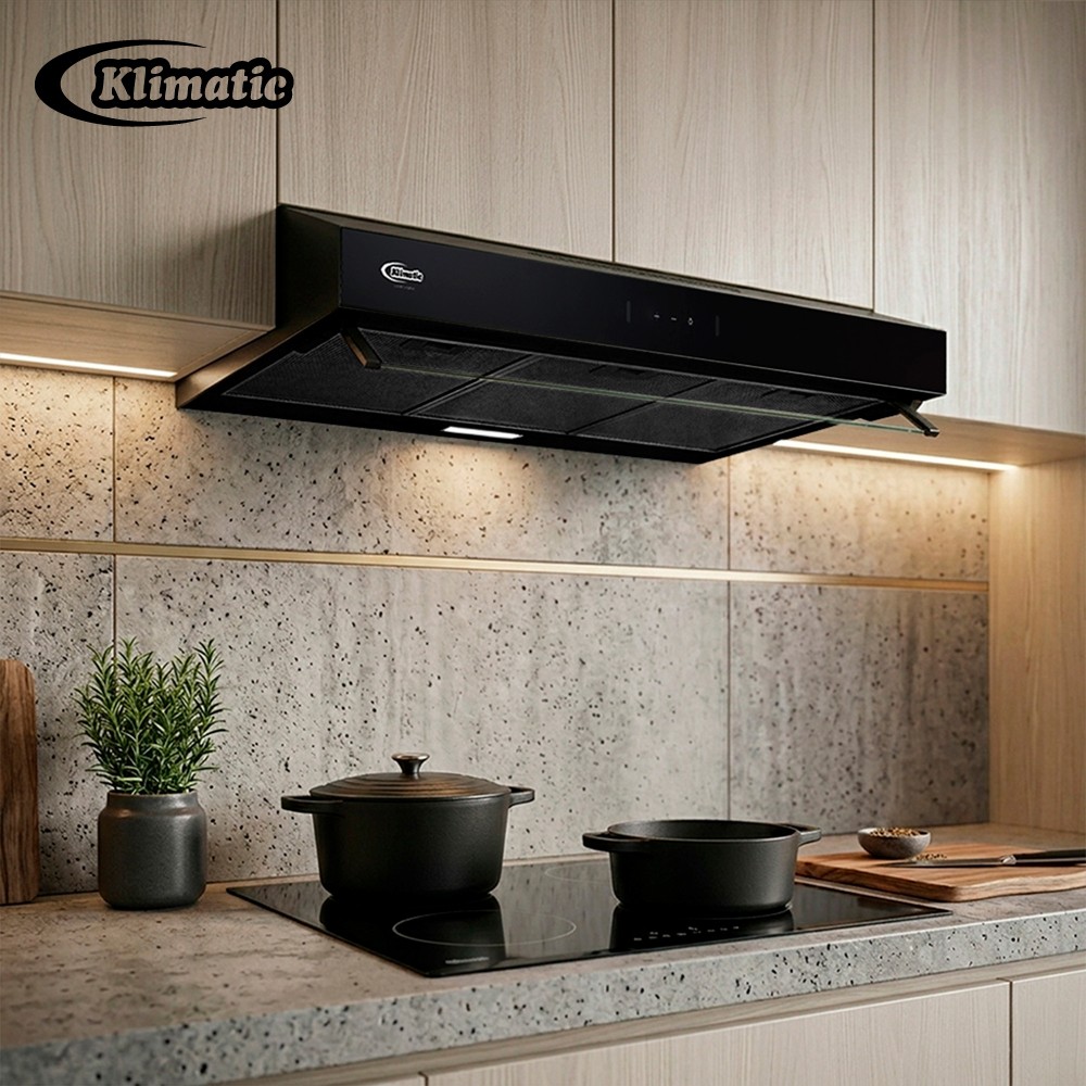 COMBO EMPOTRABLE A GAS TREVI 90 + CAMPANA DELFT 90CM - 6
