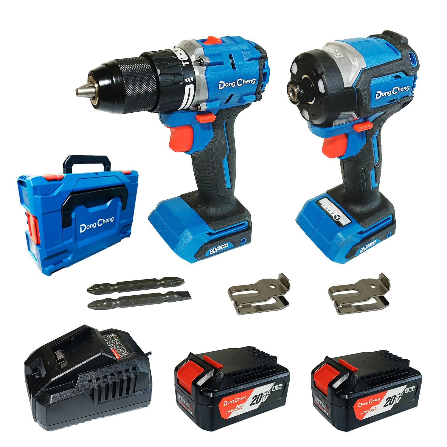 COMBO DCKIT28EK TALADRO PERCUTOR + ATORNILLADOR IMPACTO 20V BRUSHLESS - 1