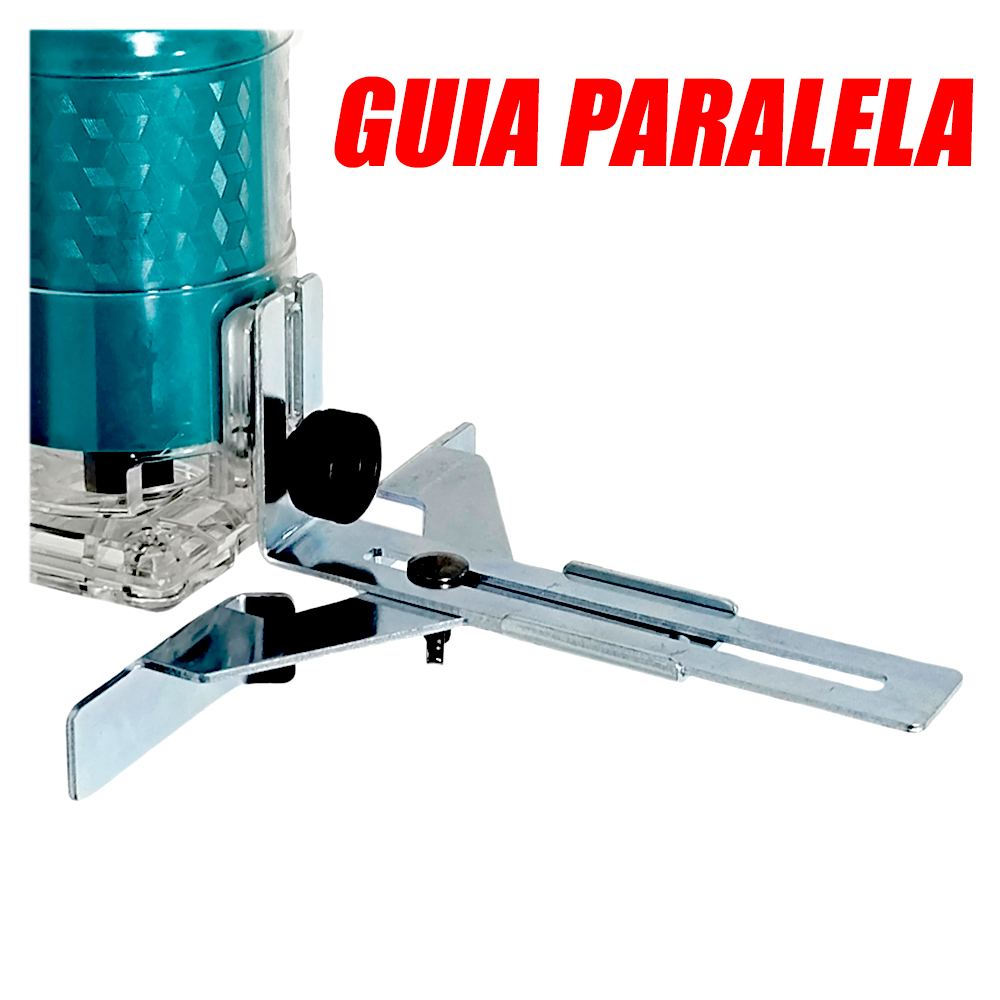 RUTEADORA TOTAL TOOLS TLT6001 600W FRESADORA TUPI MANO PALMA 6MM, 1/4' + 6PZAS - 9