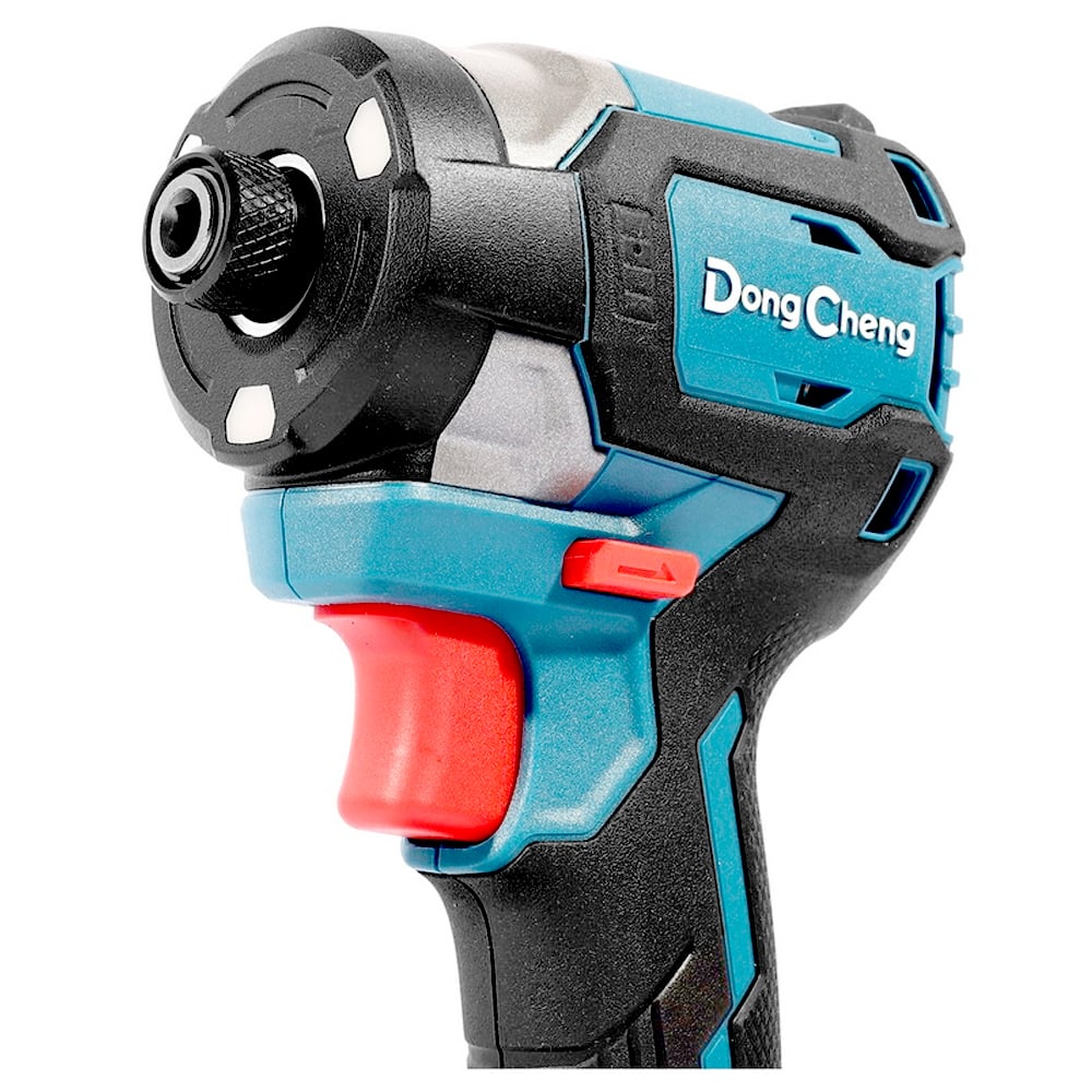 ATORNILLADOR DE IMPACTO INDUSTRIAL 1/4' DONGCHENG DCPL208EM 20V 208NM 2BAT X 4AH - 4