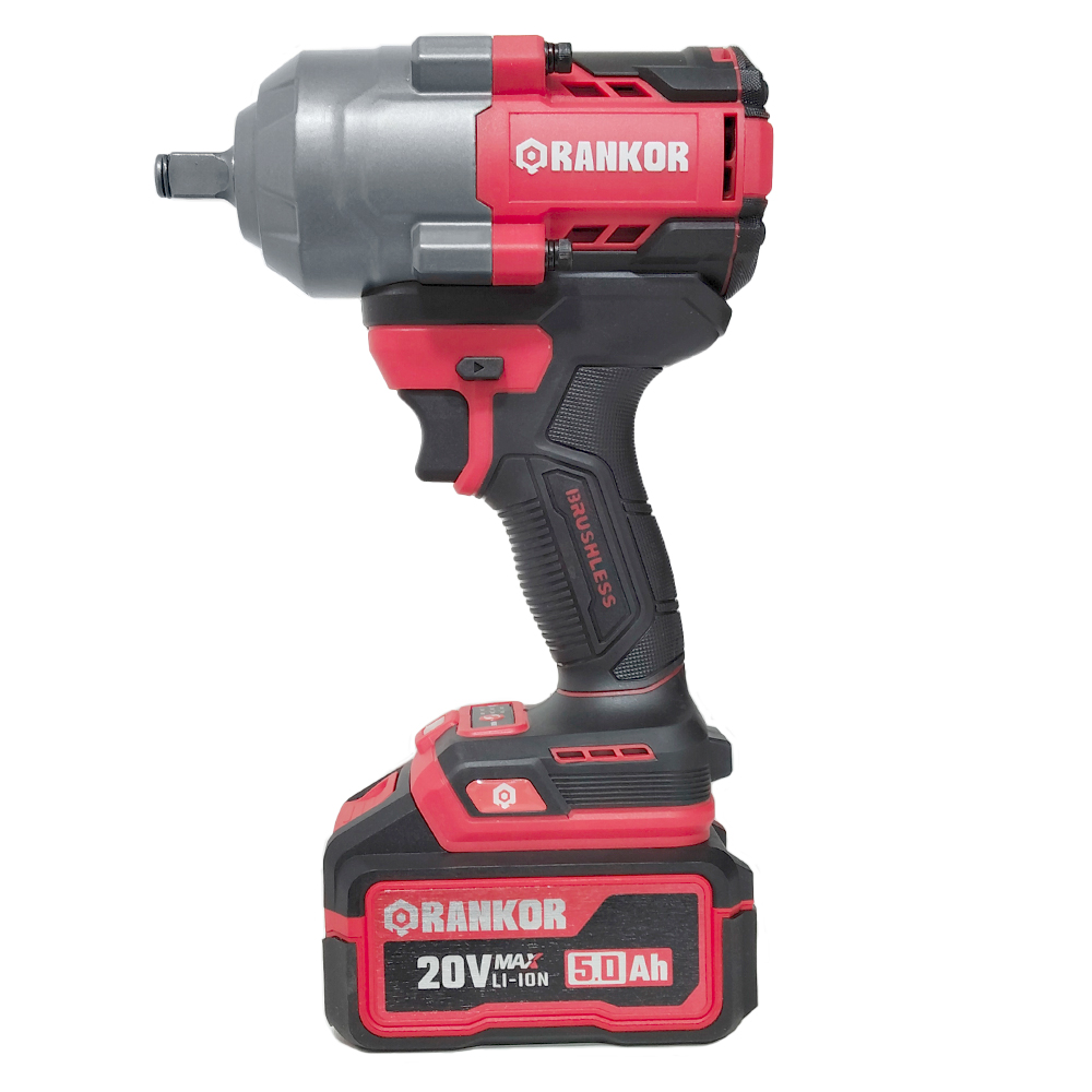 LLAVE DE IMPACTO INDUSTRIAL 1/2' RANKOR RLIW20003 20V 1000NM 2BAT X 5AH BRUSHLESS - 3