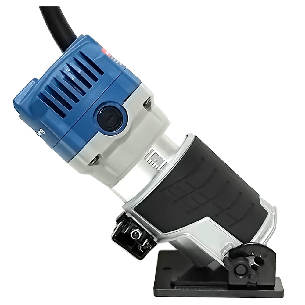 RUTEADORA FRESADORA TUPI DE MANO 1/4' DONGCHENG DMP04-6B 550W BASE INCLINADA + 6 FRESAS - 4