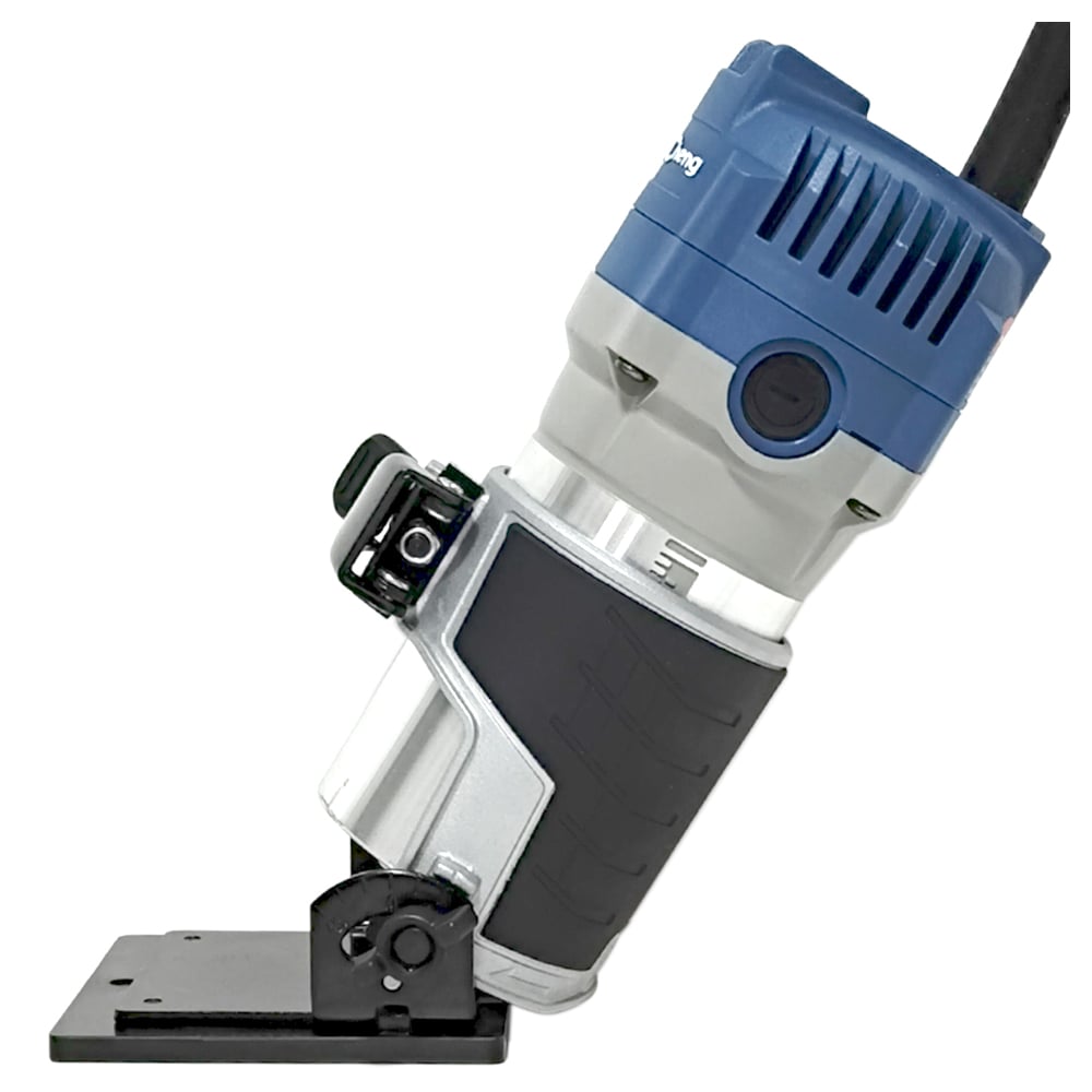 RUTEADORA FRESADORA TUPI DE MANO 1/4' DONGCHENG DMP04-6B 550W BASE INCLINADA + 6 FRESAS - 5