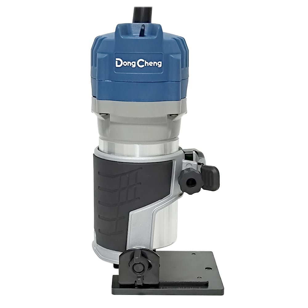 RUTEADORA FRESADORA TUPI DE MANO 1/4' DONGCHENG DMP04-6B 550W BASE INCLINADA + 6 FRESAS - 7