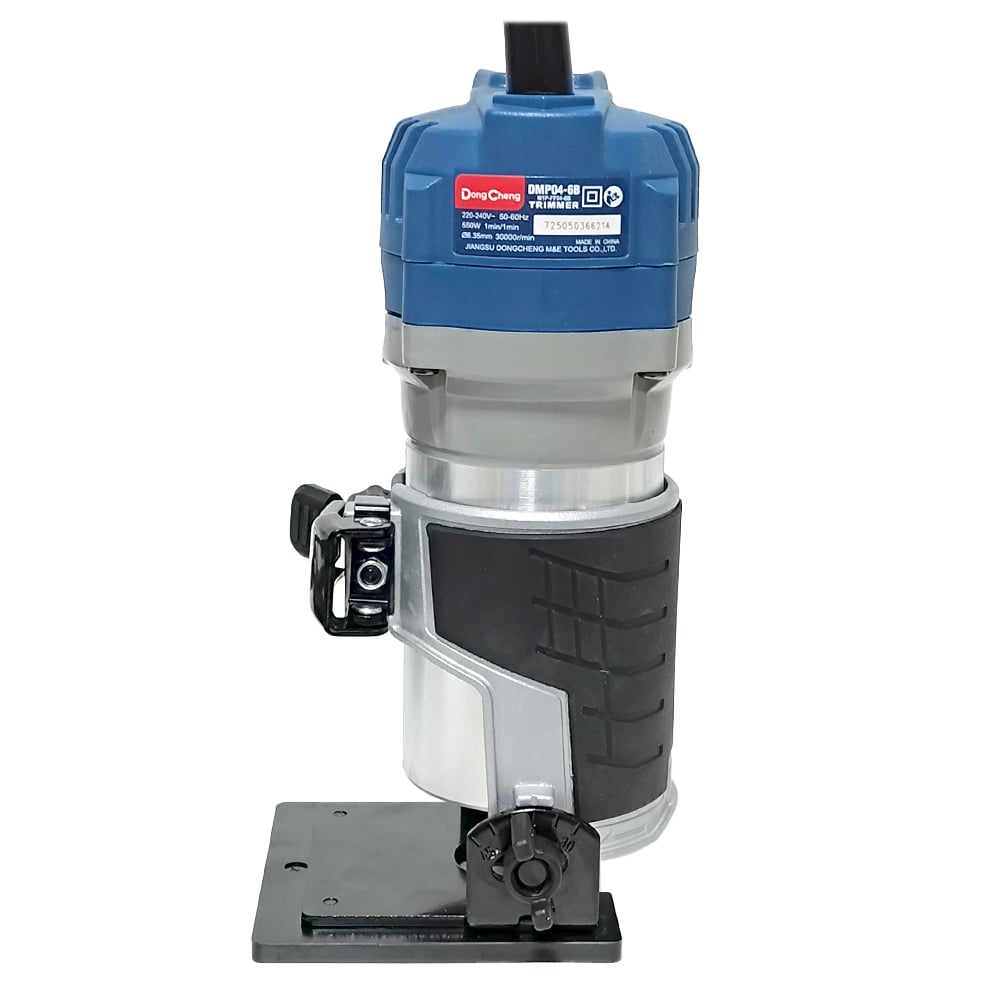 RUTEADORA FRESADORA TUPI DE MANO 1/4' DONGCHENG DMP04-6B 550W BASE INCLINADA + 6 FRESAS - 9
