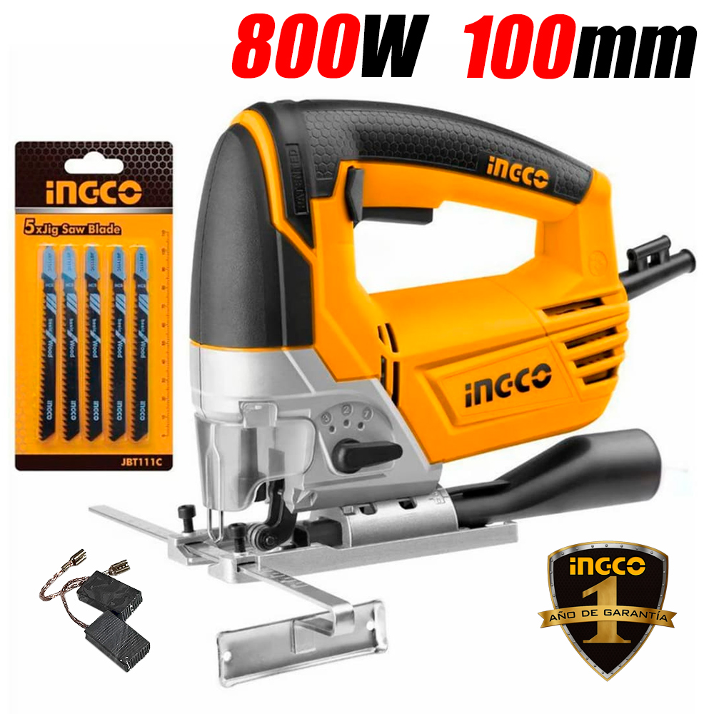 SIERRA CALADORA INDUSTRIAL INGCO JS80028 800W 100MM - 1