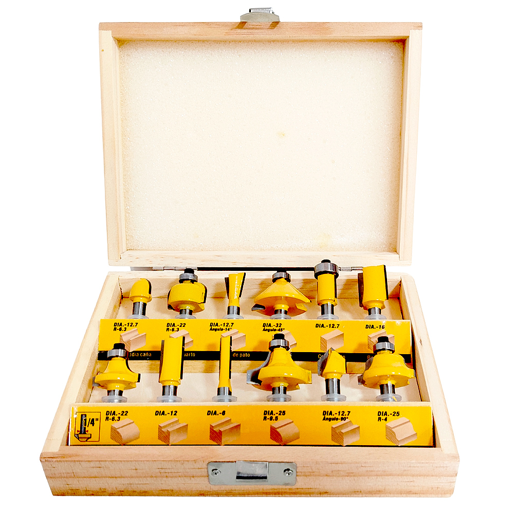 RUTEADORA FRESADORA TUPI DE MANO 6MM ¼″ PROFESIONAL INGCO PLM6001 600W 34500RPM + 12 FRESAS - 3
