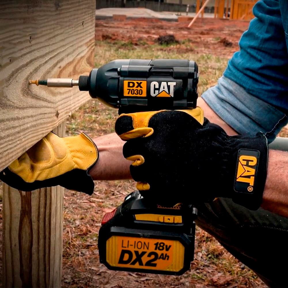 COMBO 18V TALADRO PERCUTOR 1/2'+ ATORNILLADOR DE IMPACTO 1/4' CAT DXK201 BRUSHLESS - 4