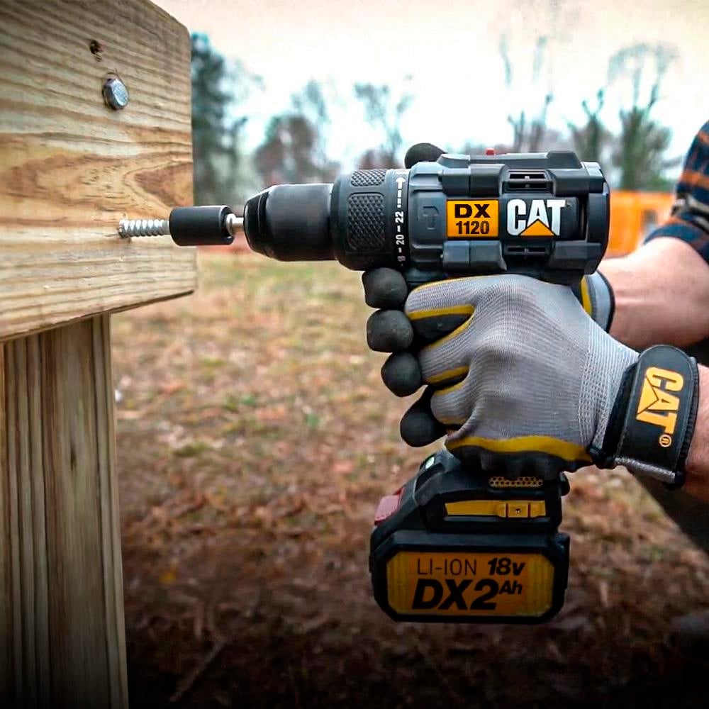 COMBO 18V TALADRO PERCUTOR 1/2'+ ATORNILLADOR DE IMPACTO 1/4' CAT DXK201 BRUSHLESS - 5
