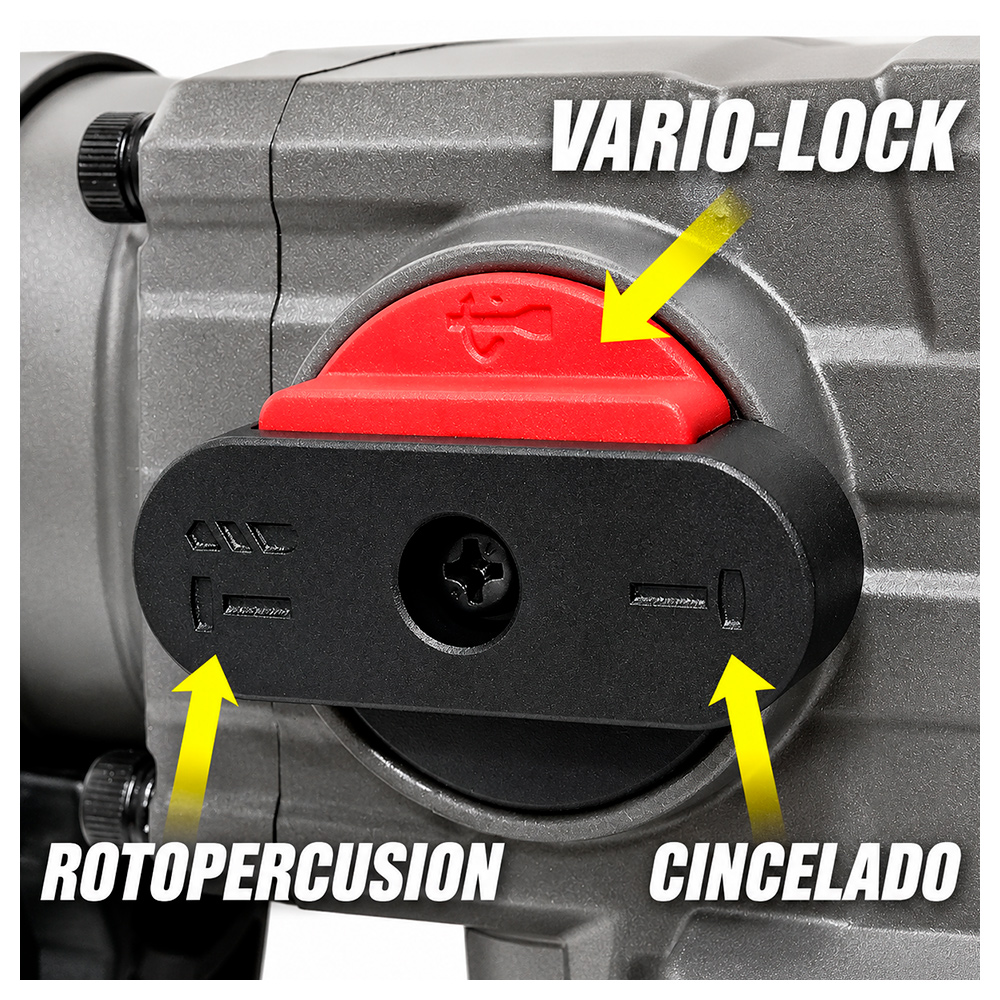 MARTILLO PERFORADOR ROTOMARTILLO INDUSTRIAL SDS-PLUS RANKOR RH105001 1050W 28MM 4.5J 4.8KG - 8