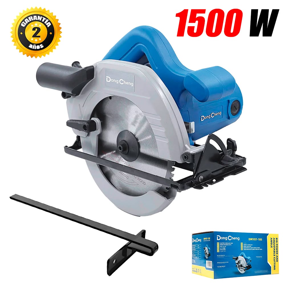SIERRA CIRCULAR RADIAL DE MANO 7-1/4″ DONGCHENG DMY07-185 1500W 64MM - 1