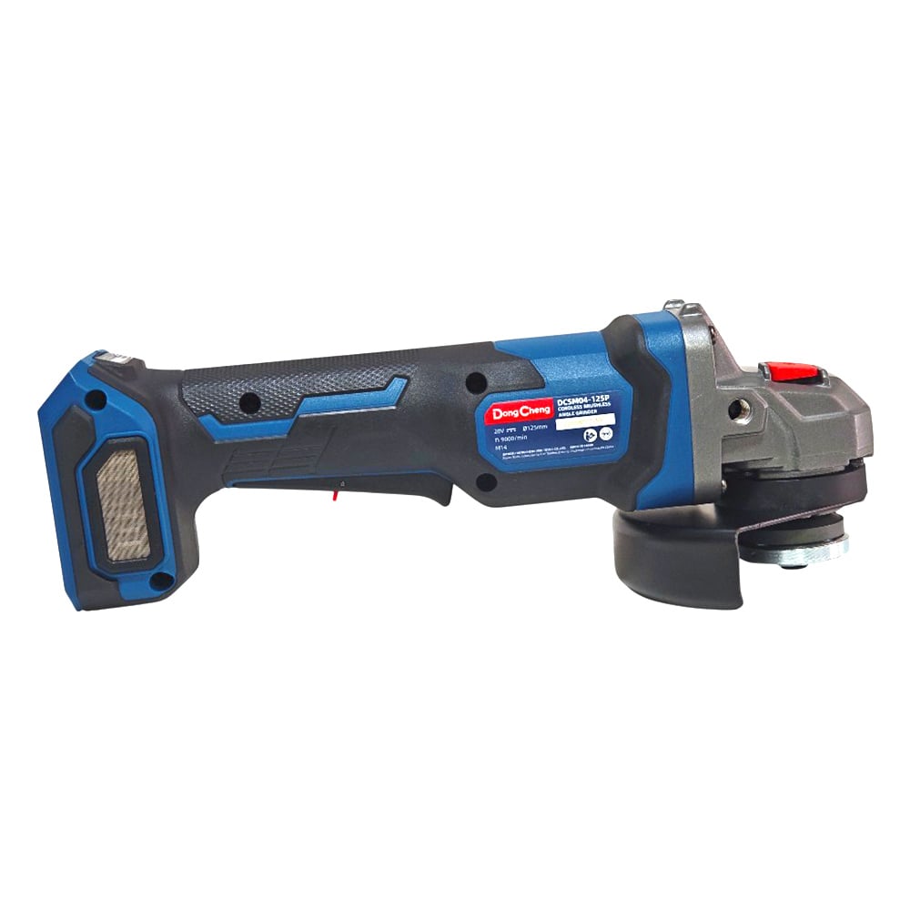 AMOLADORA ESMERIL ANGULAR 5″ DONGCHENG DCSM04-125PFK 20V 2BAT X 5AH HOMBRE MUERTO BRUSHLESS - 4