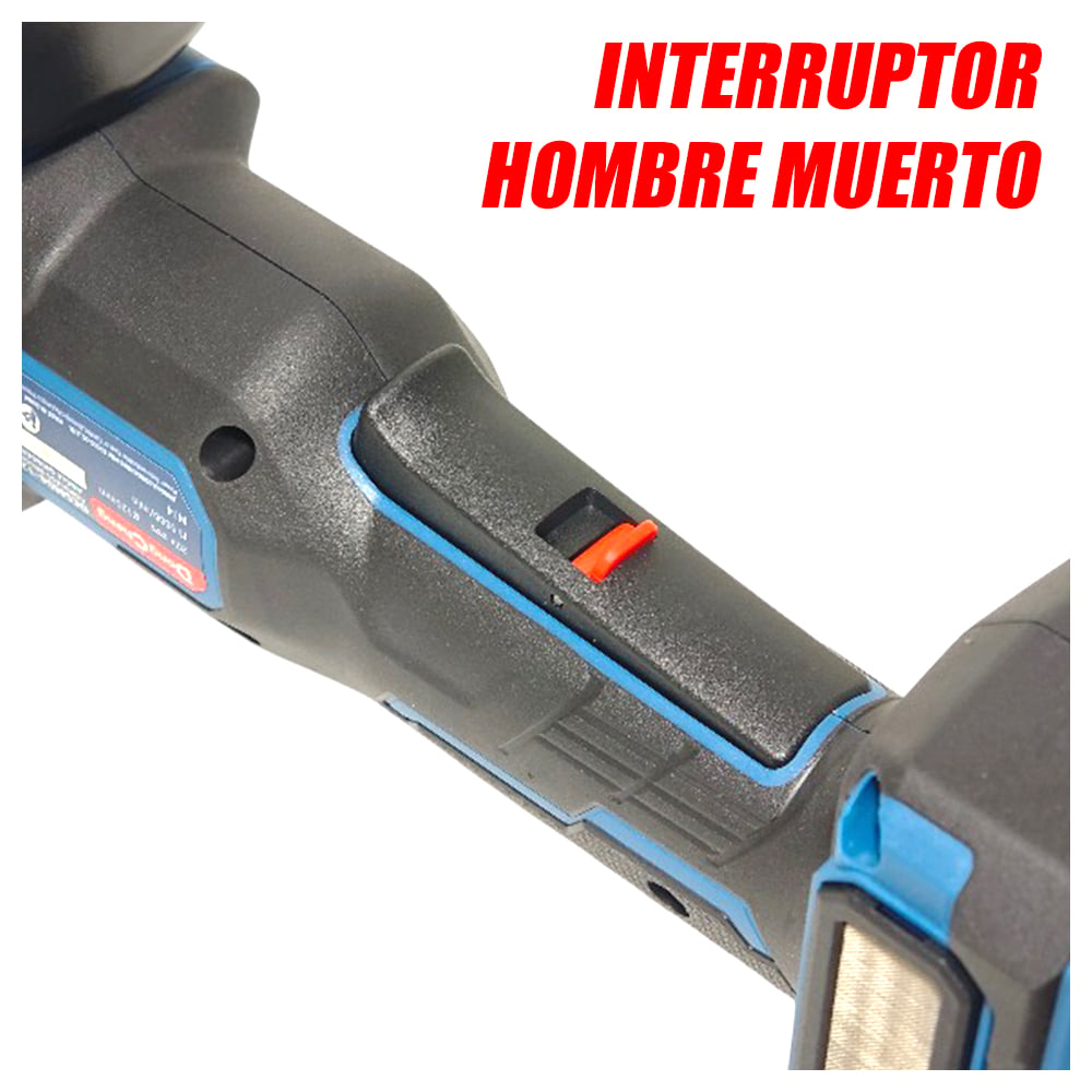 AMOLADORA ESMERIL ANGULAR 5″ DONGCHENG DCSM04-125PFK 20V 2BAT X 5AH HOMBRE MUERTO BRUSHLESS - 5