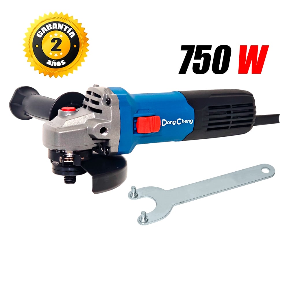 AMOLADORA ESMERIL ANGULAR PROFESIONAL 4.5″ DONGCHENG DSM23-115 750W 11800RPM - 1