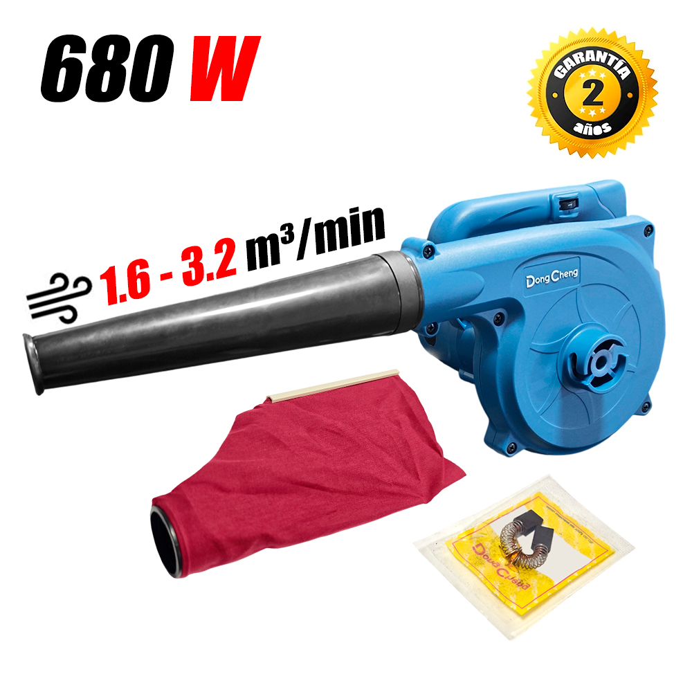 SOPLADORA ASPIRADORA DE POLVO INDUSTRIAL DONGCHENG DQF32 680W 1.6-3.2 M³/MIN VELOCIDAD VARIABLE - 1