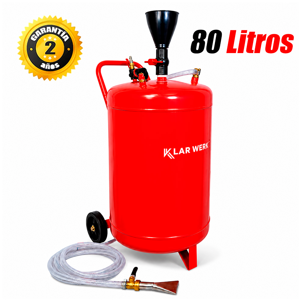 CHAMPUNERA LAVADORA ESPUMA NEUMATICA INDUSTRIAL KLAR WERK FMI80 80 LITROS - 1