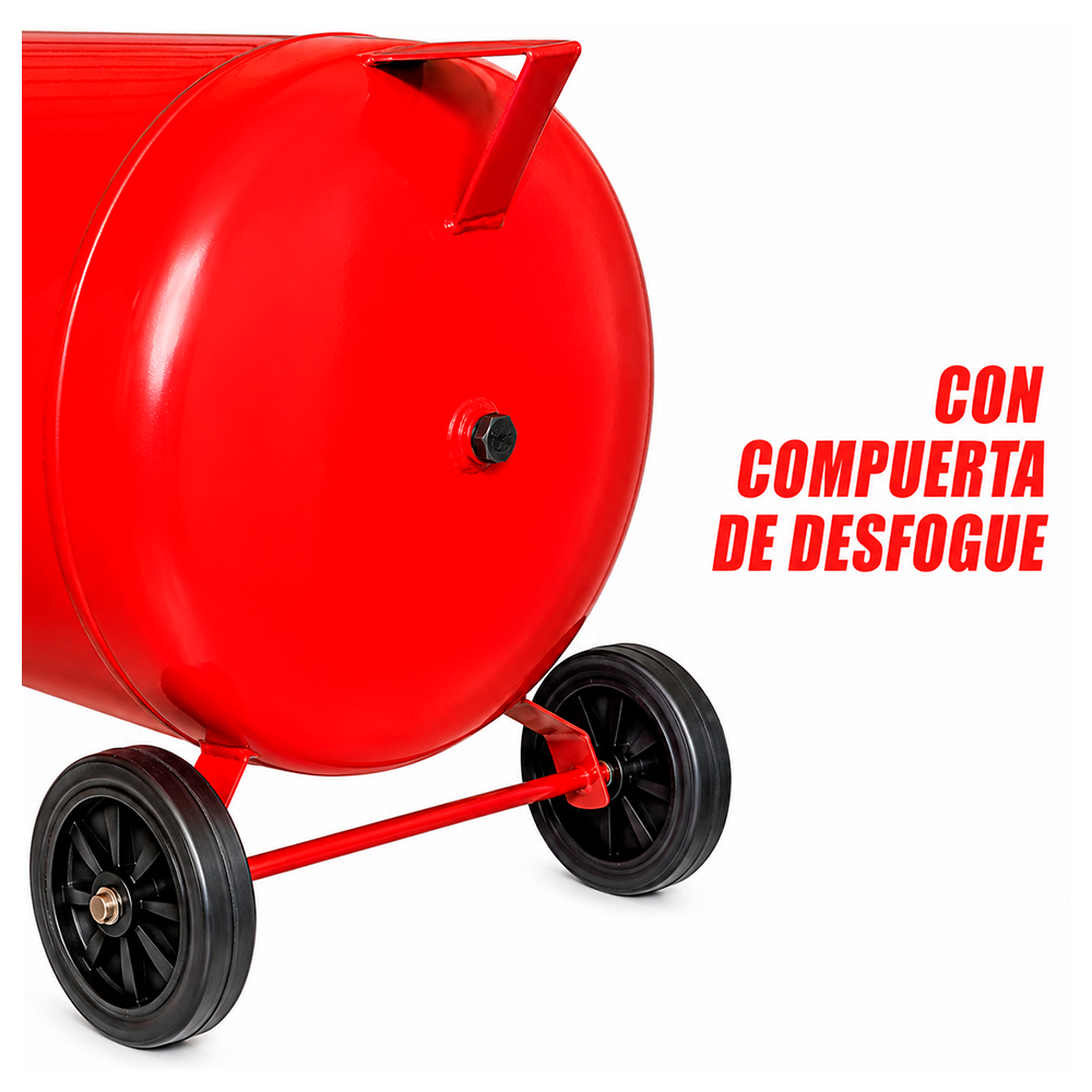 CHAMPUNERA LAVADORA ESPUMA NEUMATICA INDUSTRIAL KLAR WERK FMI80 80 LITROS - 6