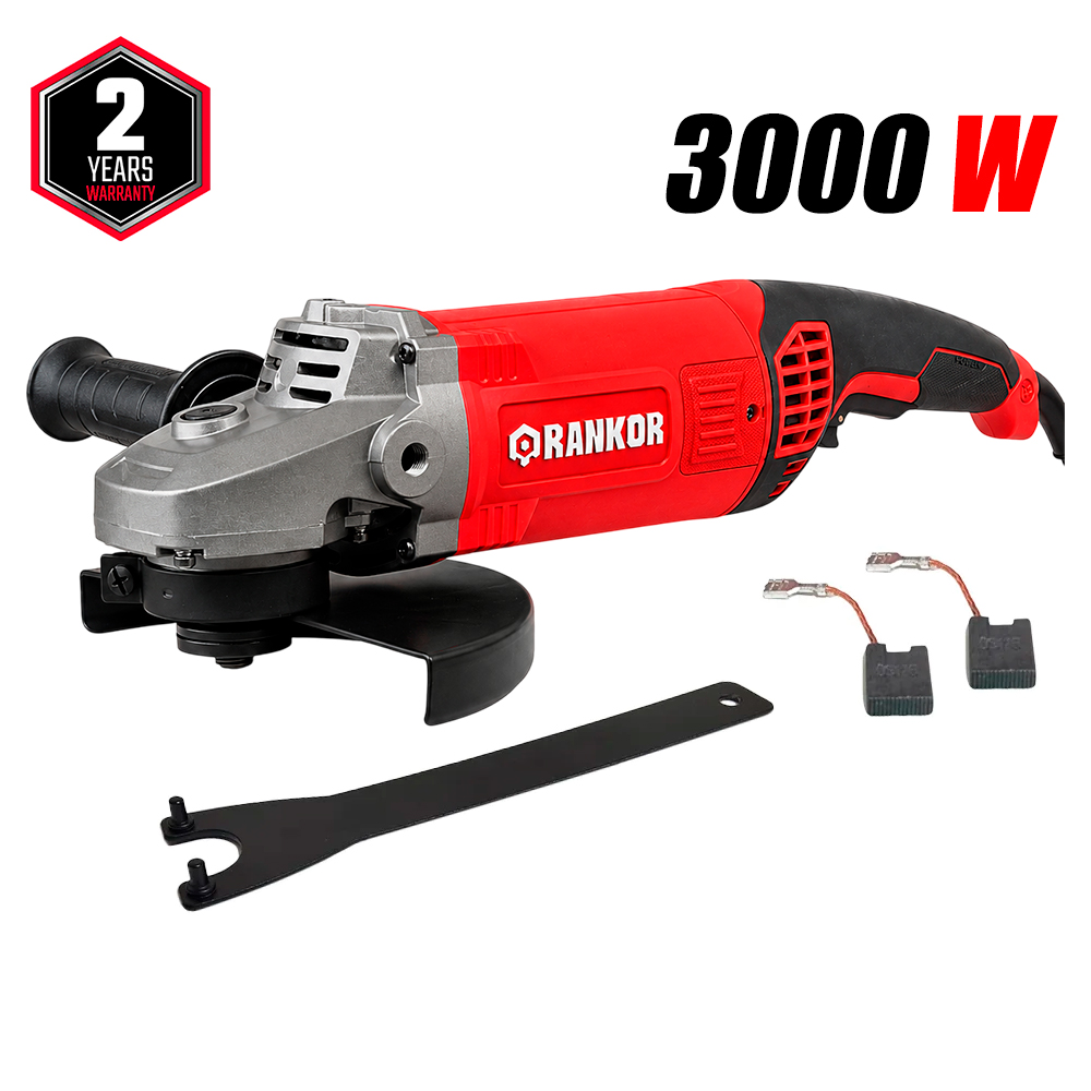 AMOLADORA ESMERIL ANGULAR INDUSTRIAL 9″ RANKOR RAG300001 3000W 6000RPM - 1