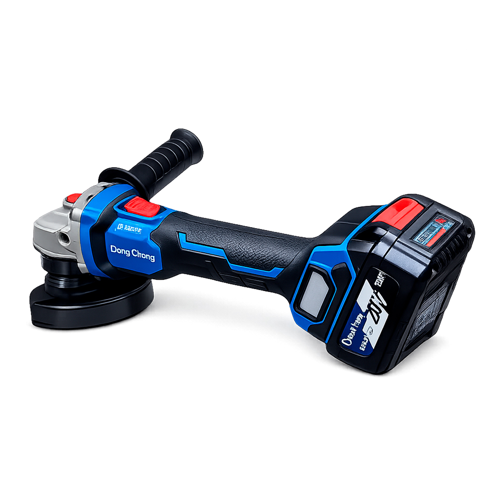 AMOLADORA ESMERIL ANGULAR INALAMBRICA 5' DONGCHENG DCSM08-125EM 20V 2BAT X 4AH BRUSHLESS - 3